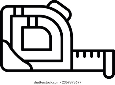 Measuring Tape Pixel Perfect Detail Icon