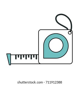 measuring tape tool icon image