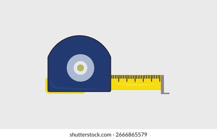 Medição do vetor de fita para uso.