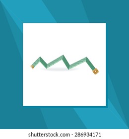 measuring tape vector illustration 