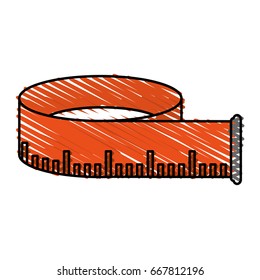 Measuring tape vector illustration