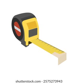 Measuring tape vector illustration isolated on a white background