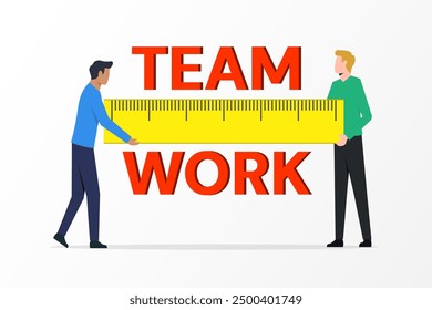 A measuring of teamwork performance concept to increase and strengthen communication, cooperation, coordination, and creativity.