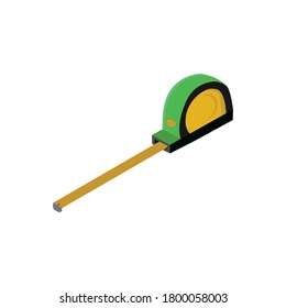 Measuring Tool Illustration Graphic for Construction Worker