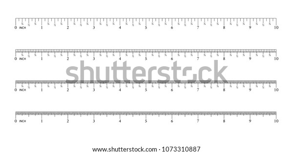 Measuring Tool Ruler Graduation Size Indicator Stock Vector (Royalty ...