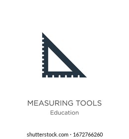 Vektorillustration der Messwerkzeuge. Trendy flache Messwerkzeuge Symbol aus der Bildsammlung einzeln auf weißem Hintergrund. Vektorillustration-Illustration kann für Web- und Mobile-Grafikdesign, Logo, eps10 verwendet werden