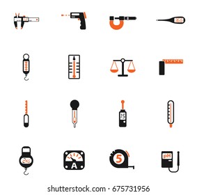 measuring tools web icons for user interface design