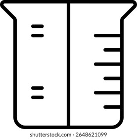Measuring Vector Line Icon Design