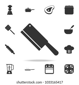 meat ax icon. Set of Chef and kitchen  element icons. Premium quality graphic design. Signs and symbols collection icon for websites, web design, mobile app on white background