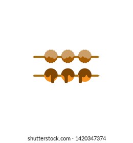 Meat ball icon. Element of color international food icon. Premium quality graphic design icon. Signs and symbols collection icon