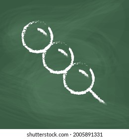 Meat ball Line Icons vector design white. Hand drawn Meat ball. Simple vector icon. Cartoon Meat ball line icon. Drawing Meat ball, vector sketch. Draw a picture on the blackboard.