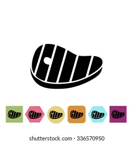 Meat barbecue icon