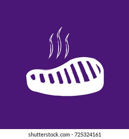 meat barbecue icon vector