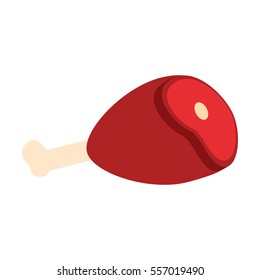 meat or beef icon image vector illustration design 