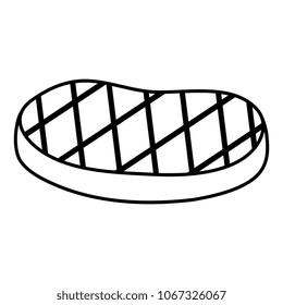 meat beef isolated icon