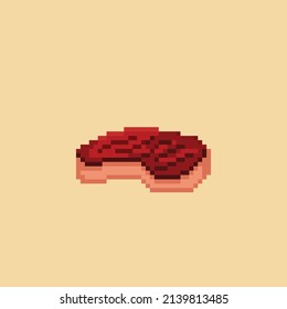 carne de vacuno en forma de píxel