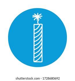 diseño de iconos de estilo bloque de carne, comida, restaurante y menú Tema Vector ilustración