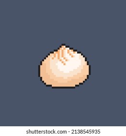 Meat Bun In Pixel Style