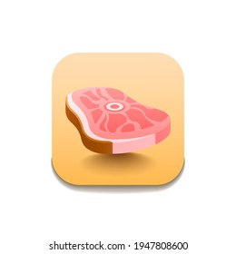 Meat Butcher Logo Vector Symbol Icon Design Style