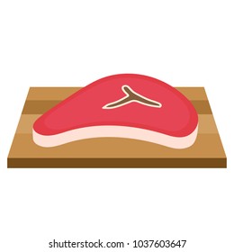 Meat cartoon vector. free space for text. wallpaper. background.