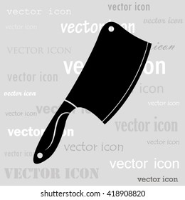 meat chopper black vector icon