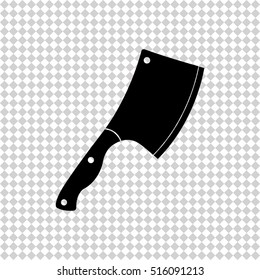 Meat chopper -  black vector icon