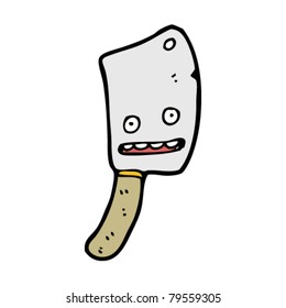 caricatura del limpiador de carne