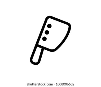 Meat Cleaver Icon Vector And Illustration