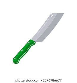 Meat Cleaver, Kitchen Vector Illustration Isolated