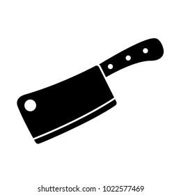 Meat Cleaver - Knife Icon Vector