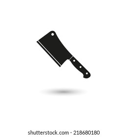 Meat Cleaver Knife - Vector Icon