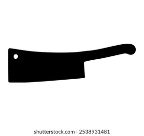 Cuchillo de cuchillo de carne - icono de Vector.