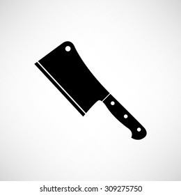  Cuchilla de corte de carne - icono vectorial
