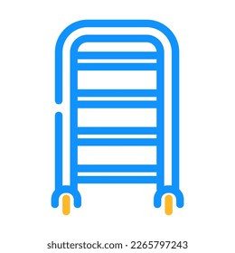 meat department rack color icon vector. meat department rack sign. isolated symbol illustration