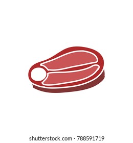 meat doodle icon