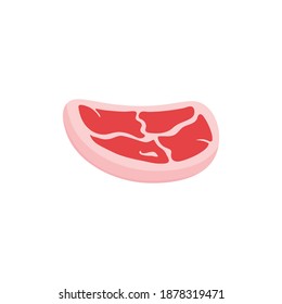 Meat Fillet Icon Design Illustration