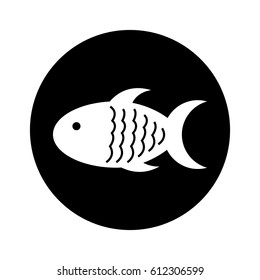 meat fish isolated icon
