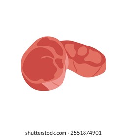 Meat Flat Icon, Vector illustration
