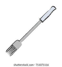 meat fork icon
