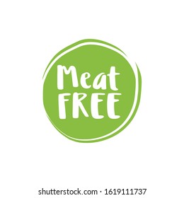 
Meat free element logo vector