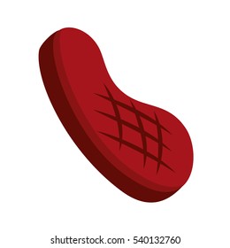 meat grill isolated icon vector illustration design