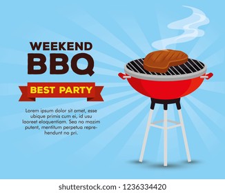 meat grill preparation with bbq nutrition