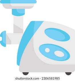 meat grinder or chopper Vector color Icon Design, Eid al-Adha or Eid-ul-Kabir Symbol, Hajj Sign, Muslims religious Festival Stock illustration, Meat mincer machine Concept