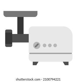 meat grinder flat clipart vector illustration