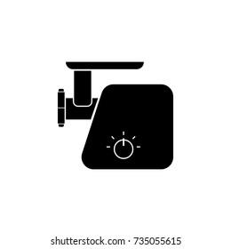 Meat grinder Icon on white background