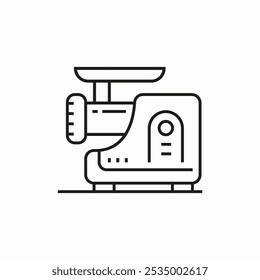 meat grinder icon sign vector