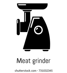 Meat grinder icon. Simple illustration of meat grinder vector icon for web