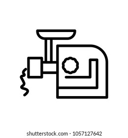 Meat Grinder icon vector