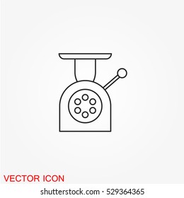 Meat Grinder Icon Vector