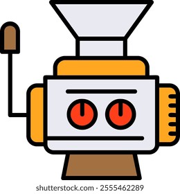Meat grinder Vector Icon Design Symbol